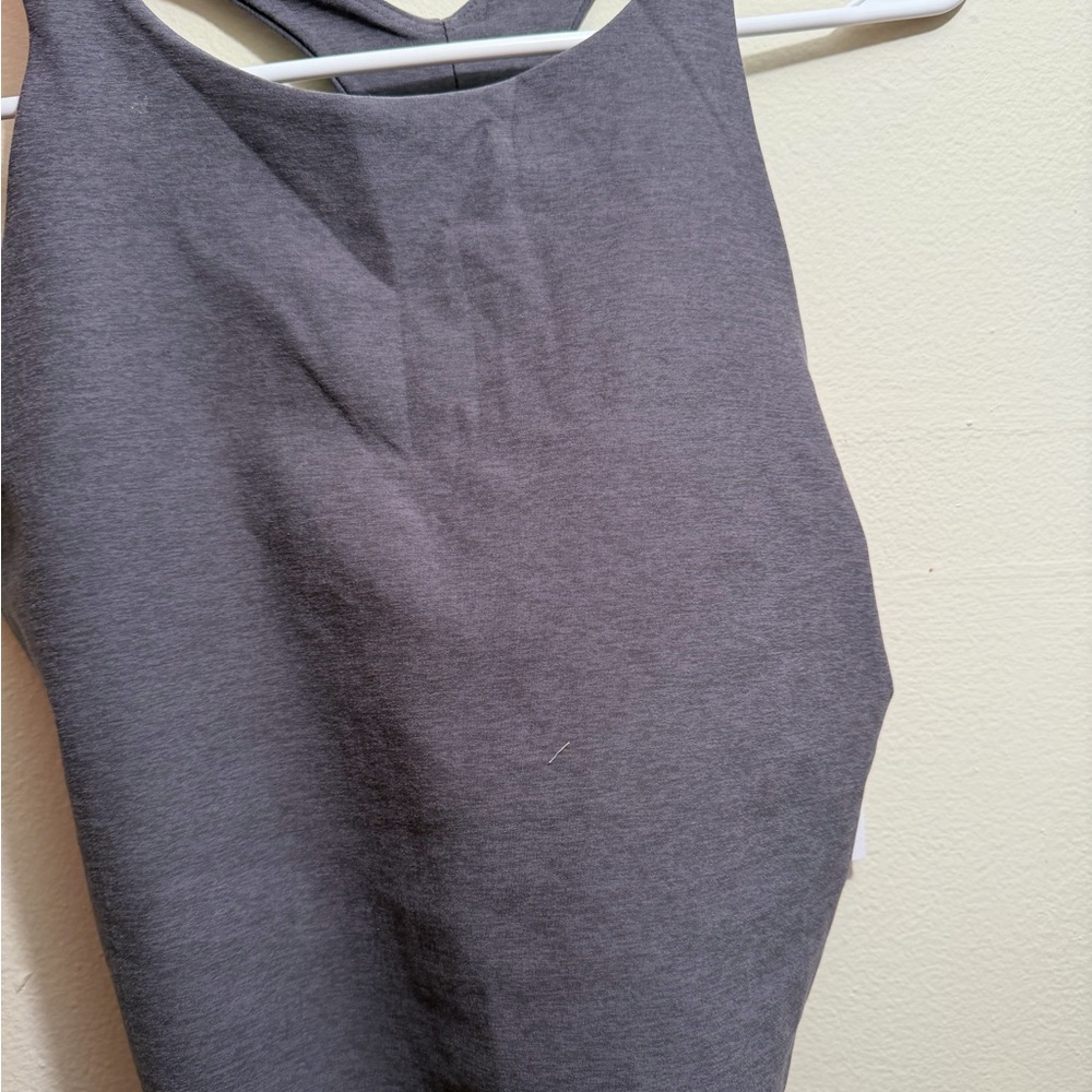 Beyond yoga spacedye crop Gray Tank